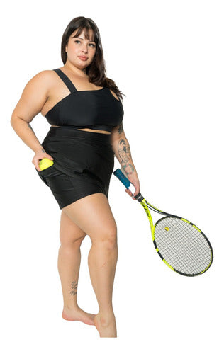 Women's High Waist Tennis Sport Skort with Pockets 5