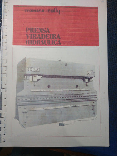 Plegadora De Chapa Hidráulica Fermasa Brasilera Manual Copia 0