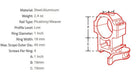 Montaje Anillas Utg 1 Pulgada Bajas Weaver Riel Rq2w1104 1