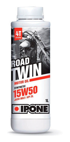 Ipone 15w50 Road Twin Semi-Synthetic 4T Motorcycle Oil 0