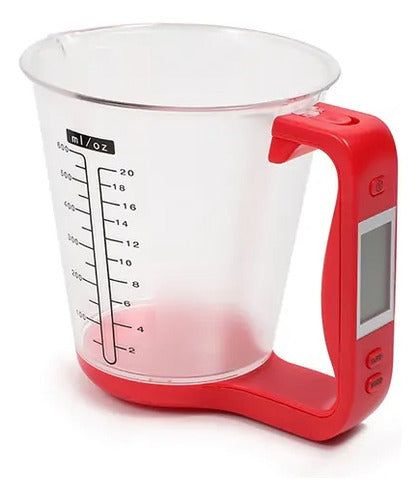 Measuring Cup and Scale with Thermometer 600 ml 0