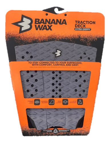 Deck Traseiro Banana Wax Surf Cinza - 2024 0