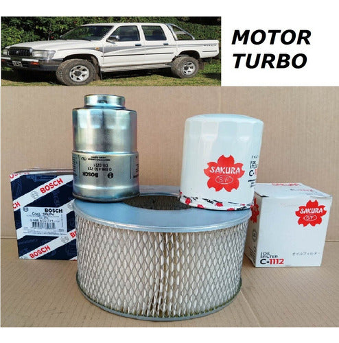 Toyota Hilux 2003 Turbo Diesel National Filters Kit 1