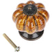 Mgoodoo 20 Tiradores Ceramica Forma Calabaza Marron Leopardo 0