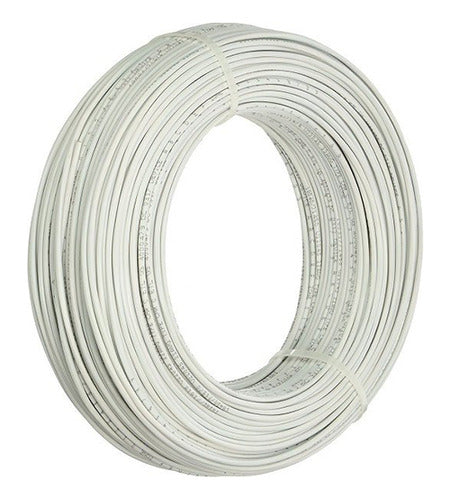 Cable De Cobre Flexible 2,00 Mm² Blanco-rollo 100m 0