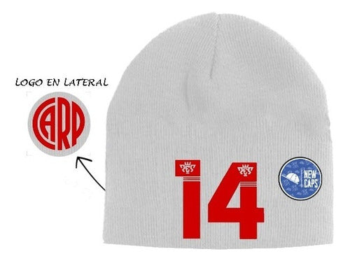 Newcaps Gorro De Lana Carp River Plate #14 Rojo New Caps 1