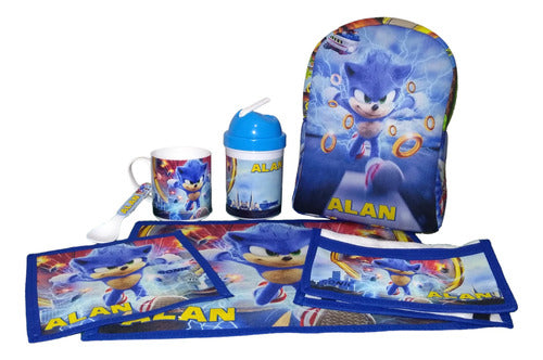 Luz Luna Set De Jardín Personalizado Sonic 0