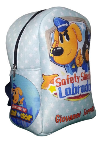 Personalized Sheriff Labrador Garden Set with Premium Backpack 3