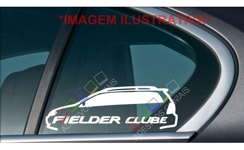 2 Adesivos Clube Toyota Corolla Fielder + Brinde Cfid-1 0