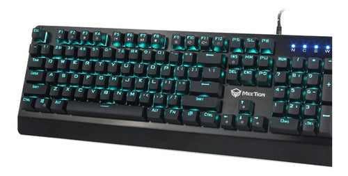 Meetion Gaming Mechanical Keyboard USB RGB MK01 PS4 Febo 0