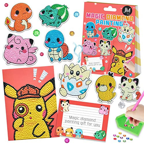 Jm House Diamond Painting Stickers Anime Pikachu 0