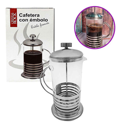 Compra Web French Press Coffee Maker, 600 ml, Stainless Steel - 12578 1