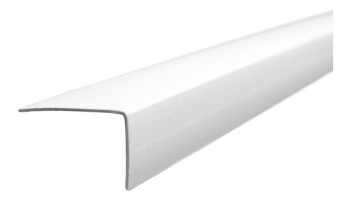 White PVC Wall Edge Corner Guard 23x35 mm Deco 2.8 M 0