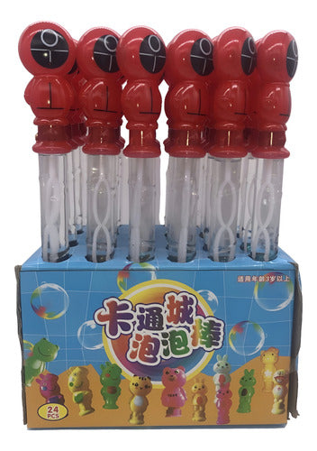 Burbujero Calamar Tubo X 24 - Fun Bubble Toy 0