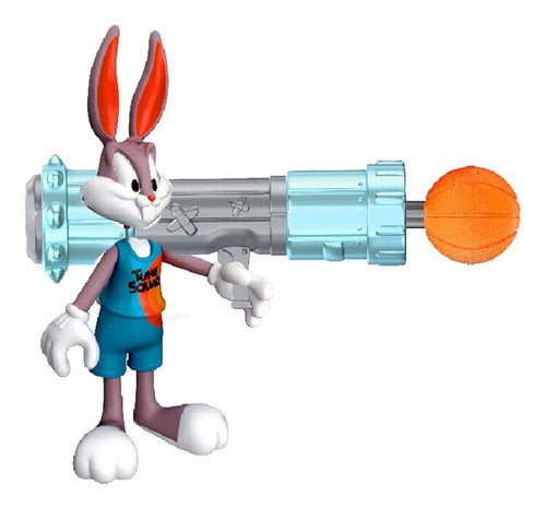 Figura Space Jam Bugs Bunny Cañon Acme Con Pelota 1