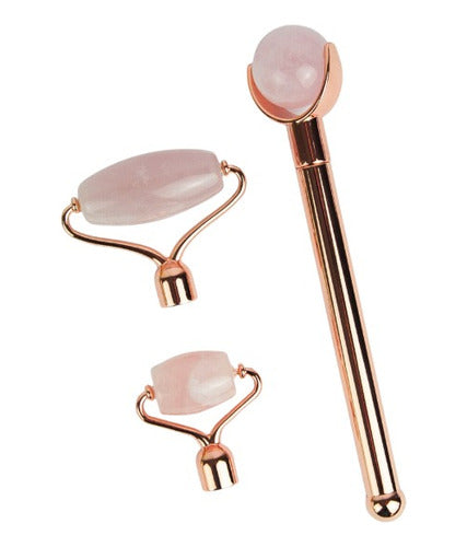 Laima Jade Roller - Rose Quartz Facial Massager 1