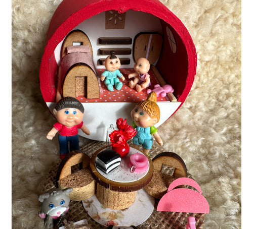 Miniature Red House Ideal for Little Sprouts. Must-Have! N23 1