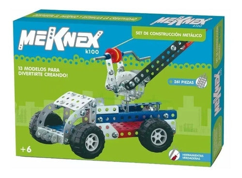 MEKNEX K100 Metal Construction Set - 261 Pieces 0