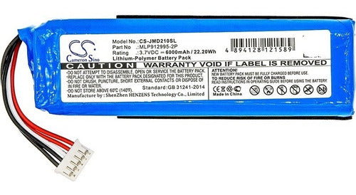 Cameron Sino Battery For JBL Speaker Charge 2 Plus GSP1029102 2