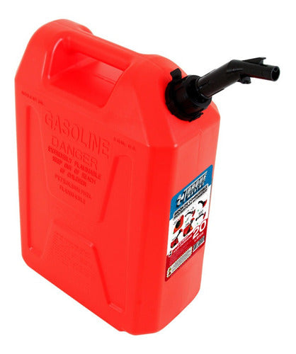 Torque Marine Fuel Can 20 L with Spout for Motorcycle, ATV, Boat 0