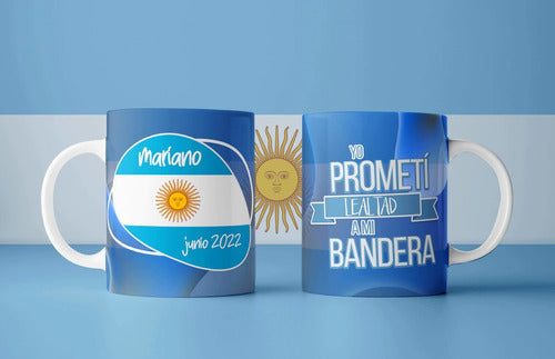 Sublismall Tazas Dia De La Bandera Juramento | Por Mayor X 20 6