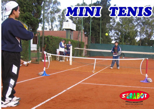 Futbol Tenis Serabot C/ Pelota Y Red 2.5 Mts Banfield 3