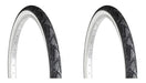 Kit of 2 Imperial Cord 26 X 1.95 White Band Tires 0