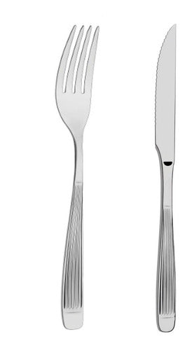 Premium Stainless Steel Cutlery Set - 24 Pieces 1