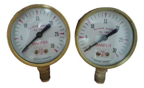 Pressure Gauge 30k R1/4 D70 by Rix 0