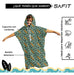 Safit Poncho Changing Towel for Kids - Surf, Swimming, Beach 4