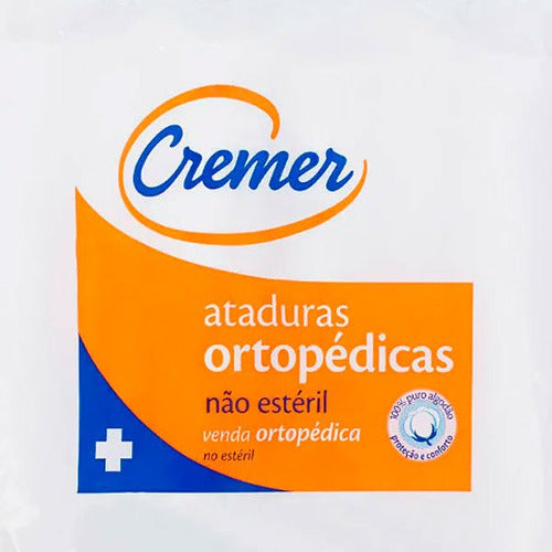 Atadura Ortopédica De Algodão 10cmx1,8m Pct. C/12un Cremer 2