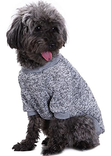 KASVER URUGUAY Dog Sweater Soft Thick Knit Dog Clothing 1