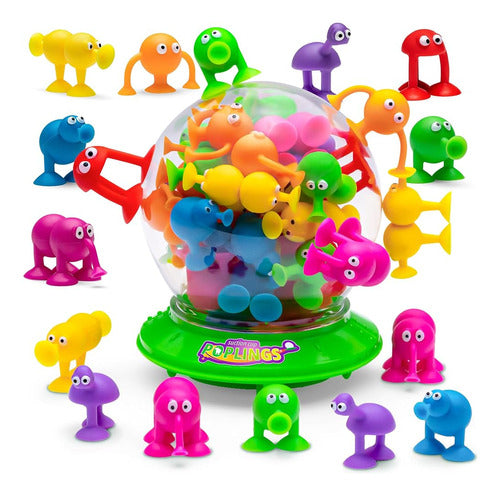 Poplings - The Original Toys with Suction in UFO Container 0