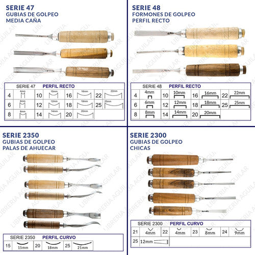 Stassen Swedish Carving Blades 2709 No. 6 7