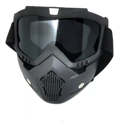 Osaka Detachable Anti-Fog Mask for Open Face Motorcycle Helmets 1