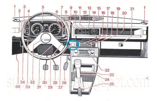 Sevel Tapon Tapa Ciega Obturador Fiat 128 Super Europa Repuesto 1