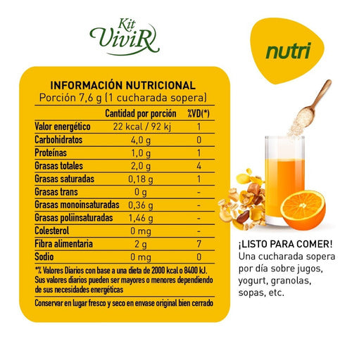 Kit Vivir Nutri Mix Seeds and Herbs 230 Grs - 3 Units 2