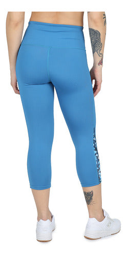 Lotto Speed Evo 3/4 Leggings in Blue and Light Blue 2