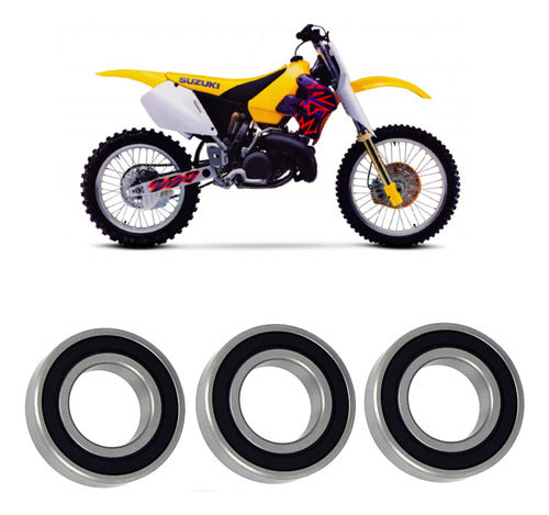 Rolamentos Roda Traseira Suzuki Rm125-250 0