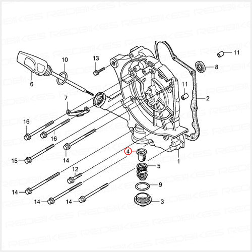 Honda Malla Filtro Aceite Elite 125 2006 2012 Original F2 2