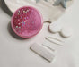 Contact Lens Cases with Moving Glitter - Travel Kit 3