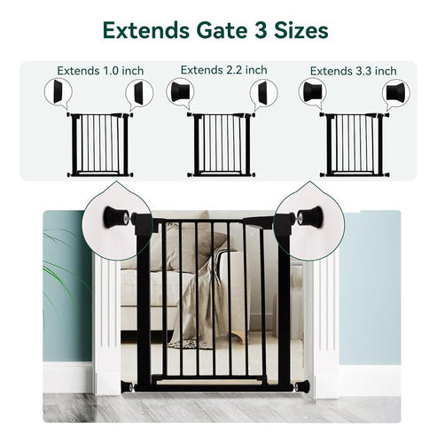 Babelio Baby Gate Extender Wall Protector, Se Extiende De 1 1