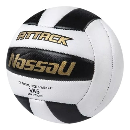 Nassau Attack Volleyball Ball - 5 Soft Touch Professional 64