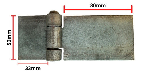 Provecom Bisagra Carrocera Para Soldar | 50x5x85 Mm 1