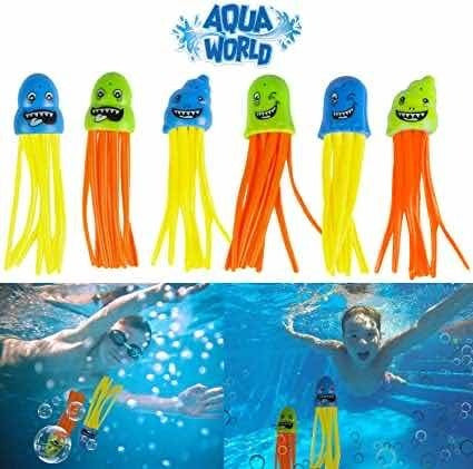 Pulpitos Pulpo Acuaticos Para Jugar Pileta Bañera Piscina Y+ 2