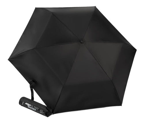 Decathlon Inesis Profilter Micro Black Ultra Lightweight Umbrella 0