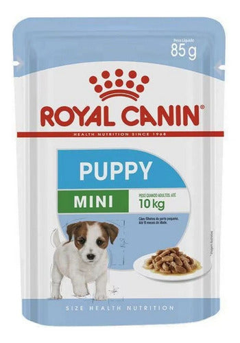 Kit 6 Unidades Royal Canin Ração Sachê Wet Mini Puppy 85g 1