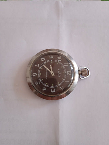 Antiguo Reloj De Bolsillo Marca Ruhla 2