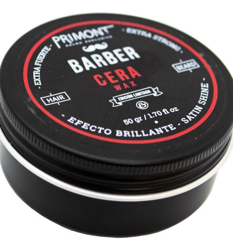 Primont Barber Wax Extra Strong Shine Hair Styling Wax 50g 2