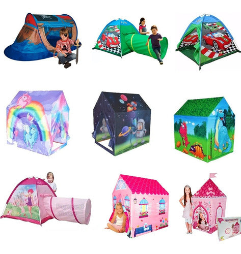 Iplay Carpa Casita Plegable Princesas Hadas Pelotero + 50 Pelotas 5